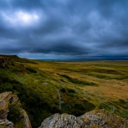Smashed in Buffalo Jump Landscape Hi Res   A3